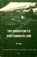 Book cover of The Brighton to Portsmouth Line  by PALLANT, N. 